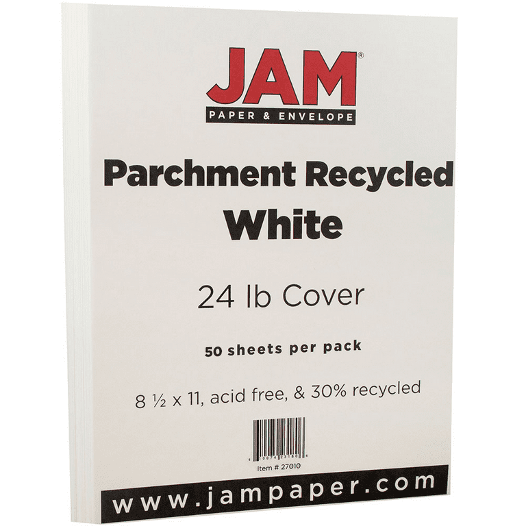 JAM PAPER 8.5 x 11 Matte Paper, 28lb, Light Yellow, 100 Sheets