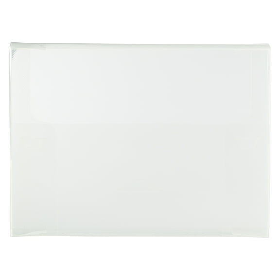 JAM Plastic Tuck Flap Portfolio, 9.5x12.4, 1/Pack, Clear Grid