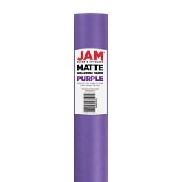 JAM Paper Gift Wrap, Matte Wrapping Paper, 25 Sq. Ft, Matte Black, Roll  Sold Individually (277013526)