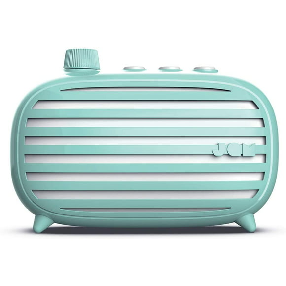 JAM Retro Classic Bluetooth Speaker, 10 Hours Play Time, Aux-in Port, USB Charging, Portable, Mint color