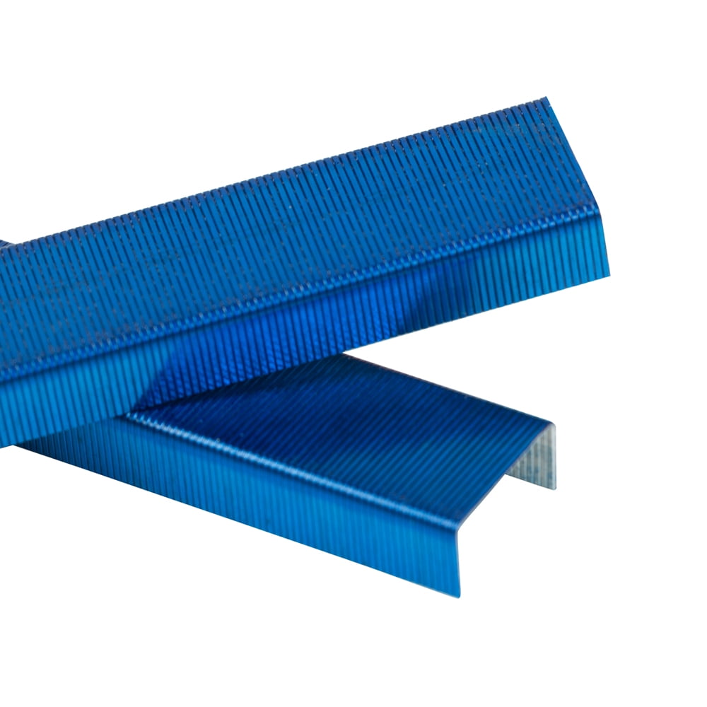 JAM PAPER & ENVELOPE JAM Standard Colorful Staples, Blue, 5000/Box