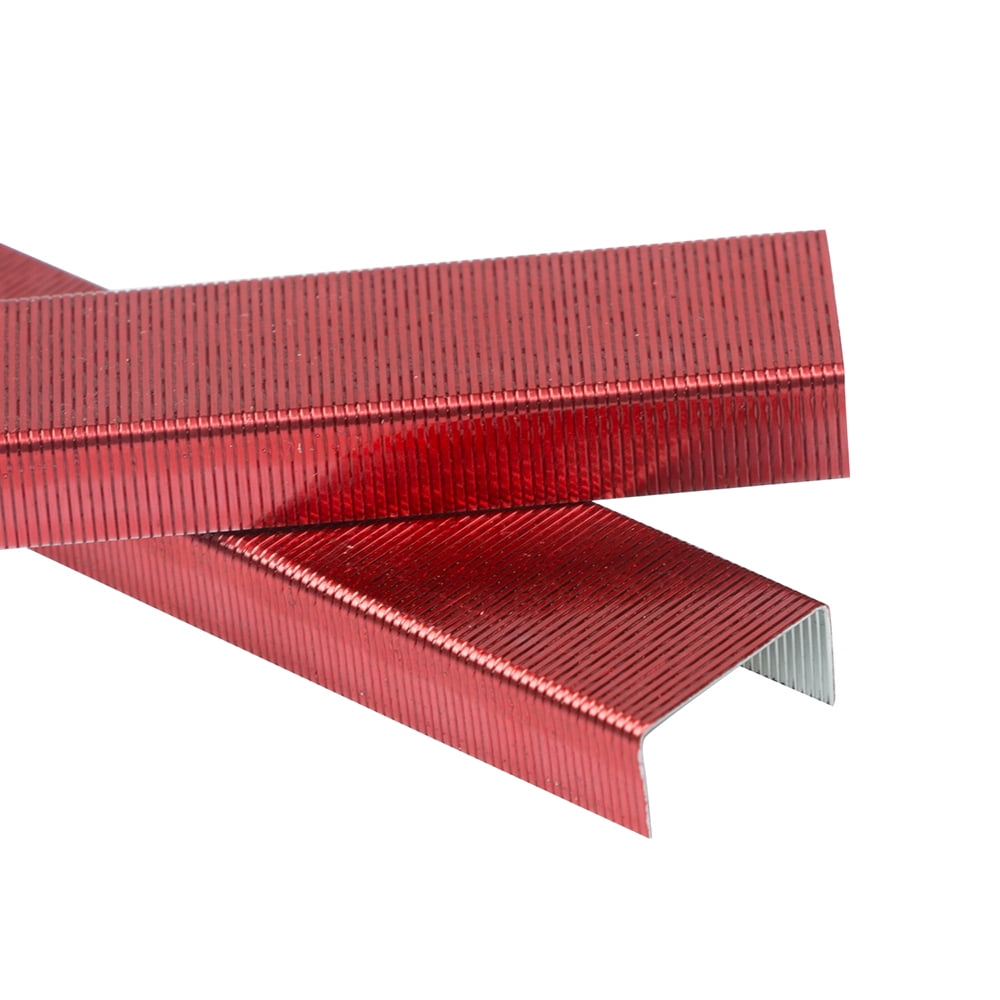 JAM PAPER & ENVELOPE JAM Standard Colorful Staples, Red, 5000/Box