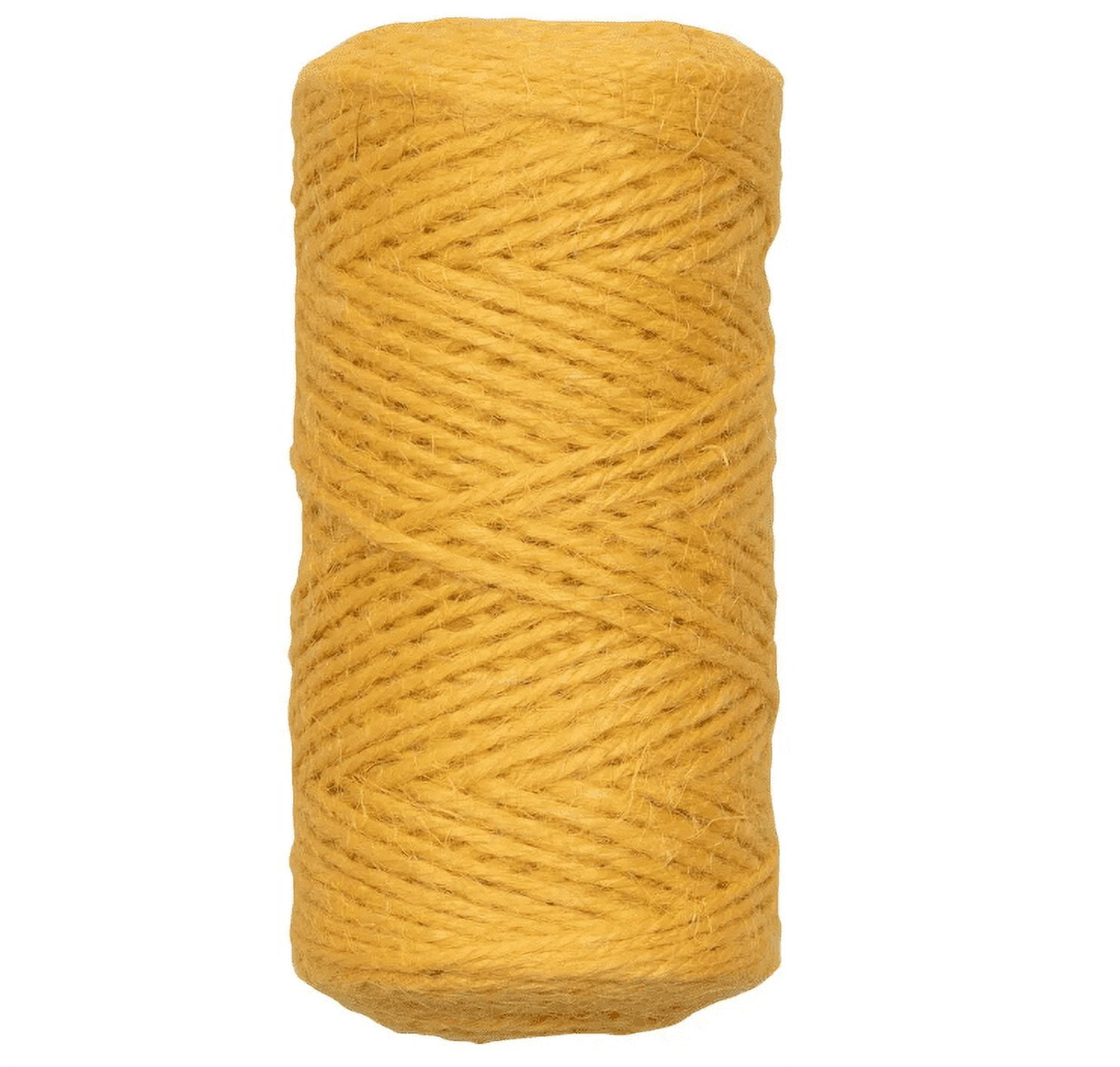 JAM Twine Ribbon, 54 Yards, Yellow, 1/Pack