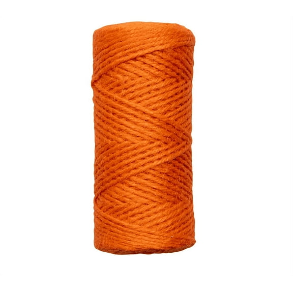 JAM Twine Ribbon, 73 Yards, Orange, 1/Pack