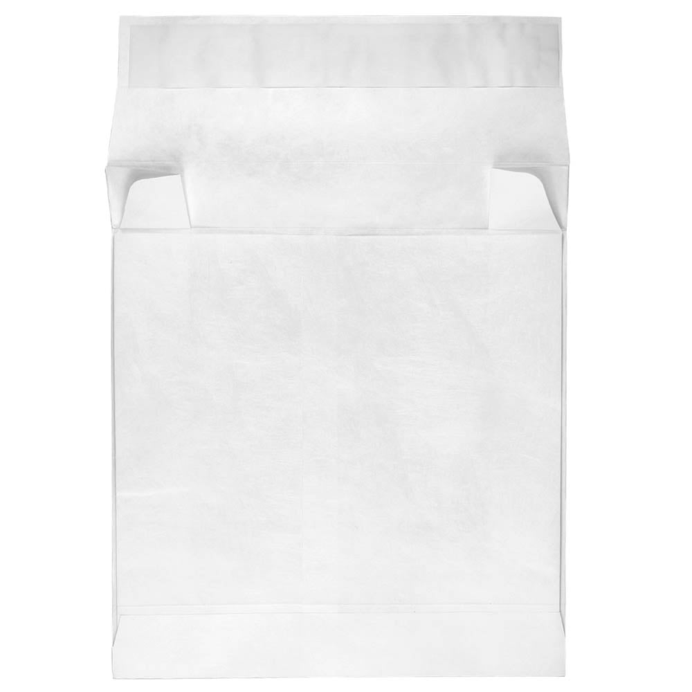 JAM Tyvek Expandable Booklet Envelopes with Peel & Seal Closure, 10 x