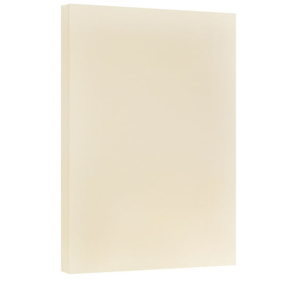 JAM Vellum Bristol Cardstock, 11x17, 50/Pack, 110lb Ivory