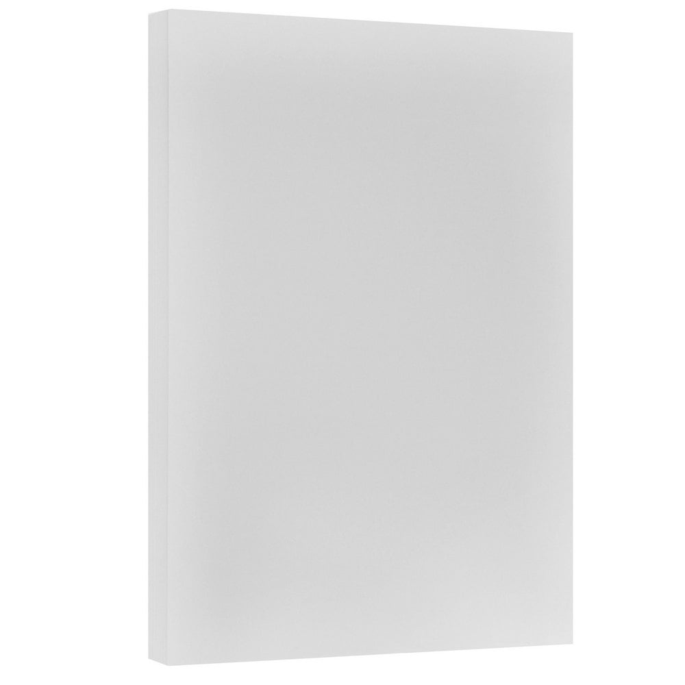 JAM Vellum Bristol Cardstock, 11x17, 50/Pack, 67lb Grey