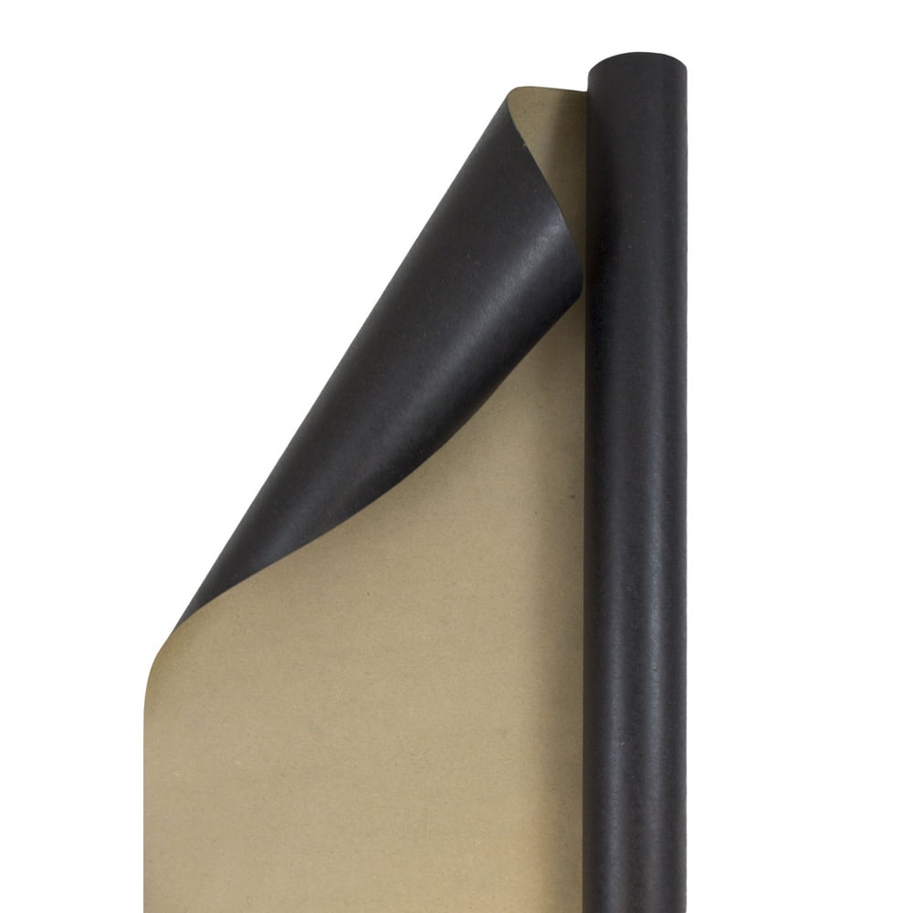 Wrapping Paper, W: 50 cm, 60 g, Dark Grey, 5 M, 1 Roll