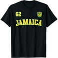 JAMAICA 62 Independence Day 2024 Jamaican Flag Jersey TShirt
