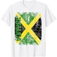 thumbnail image 1 of JAMAICA Big Flag Vintage | Men Women Kids | white | JAMAICA T-Shirt, 1 of 5