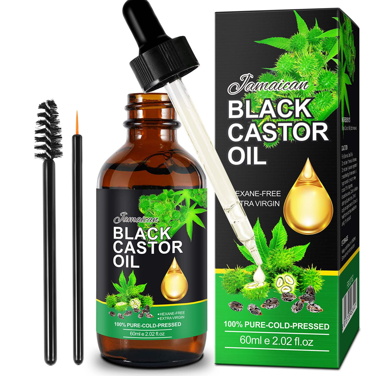 JAMAICAN BLACK CASTOR OIL Body Massage Black Castor Oil, Hair Treatment Oil, Skin Moisturizer