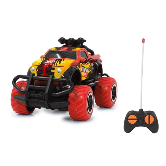 JAMARA 403601 Runny Two 1:43 40MHz Rubber Tyres, Adjustable Track, Front Bumper Protection, F