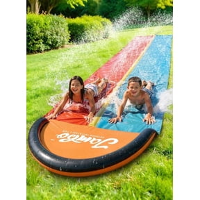 JAMBO 24 Double Lane Slip Splash & Slide 24X64