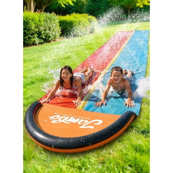 JAMBO 24 Double Lane Slip Splash & Slide 24X64