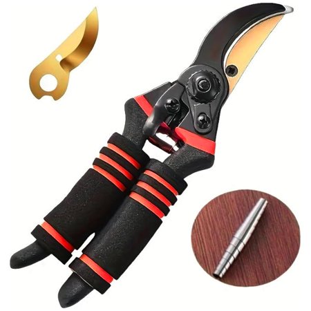 JAMCORAX 1-Pack Garden Pruning Shears,8.3" Pruning Shears for Gardening,Handheld Sharp Garden Scissors Pruners Tools