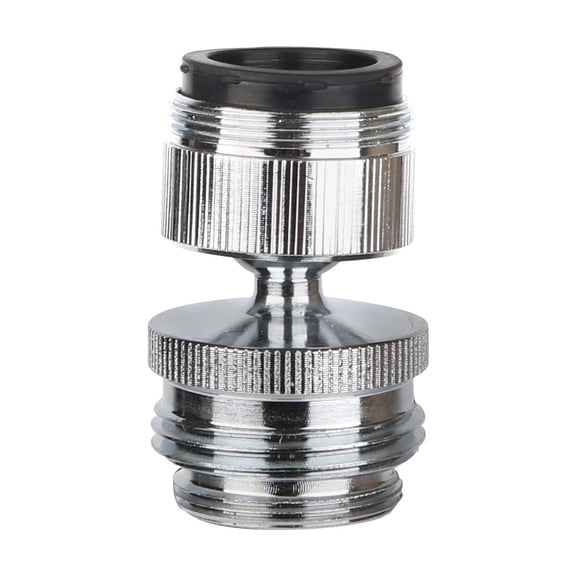 JAMCORAX Faucet Adapter Kits, 360-degree Swivel Aerator Adapter to Connect Garden Hose - Kitchen Sink Faucet to Garden Hose Adapter 3/4 Inch