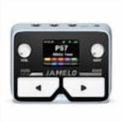 JAMELO ME-04 MINI Pocket Multi-Effects Guitar Pedal with 10 Effects Modules 100 Drum Rhythms and 40-second Stereo Looper 99 Presets 40 Amp/Cab Processor OTG USB Audio Interface