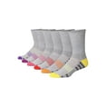 thumbnail image 1 of JAMES FIALLO Men's Athletic Performance Crew Socks, 6-Pack Moisture-Wicking Cushioned, 1 of 1