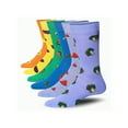 thumbnail image 1 of JAMES FIALLO Men's Crew Socks Bundle – Vibrant Patterns in Soft, Stretchy Fabric (6 Pairs), 1 of 6