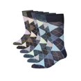 thumbnail image 1 of JAMES FIALLO Men's Crew Socks Bundle – Vibrant Patterns in Soft, Stretchy Fabric (6 Pairs), 1 of 1