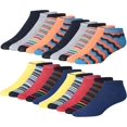 thumbnail image 1 of JAMES FIALLO Men's Fashion Low Cut Athletic Socks - Assorted Colors & Patterns (10 Pairs), 1 of 1