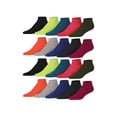 thumbnail image 1 of JAMES FIALLO Men's Fashion Low Cut Athletic Socks - Assorted Colors & Patterns (20 Pairs), 1 of 6