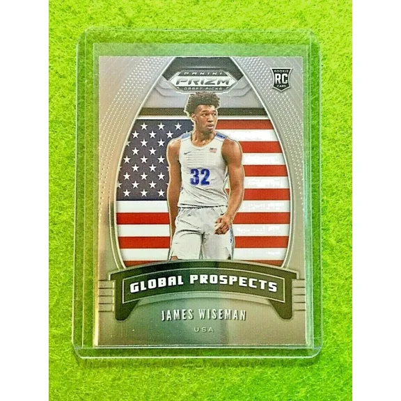JAMES WISEMAN PRIZM ROOKIE CARD JERSEY #32 MEMPHIS RC WARRIORS 2020 Prizm GLOBAL