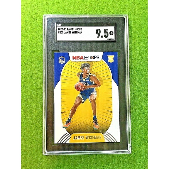 JAMES WISEMAN ROOKIE CARD GRADED SGC 9.5 WARRIORS RC 2020 Hoops rc MAKE AN OFFER