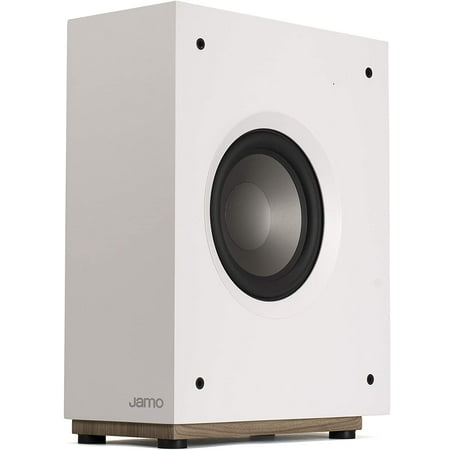 Jamo - Studio 8 8" 50W Powered Subwoofer - White