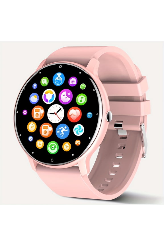 JAMONEY Smartwatch: 1.39" Touch, Sports Modes, Step Counter, Music & Camera Control, Custom Faces, Alerts for Activity & Hydration