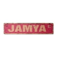 thumbnail image 1 of JAMYA Vintage Plastic Street Sign Childrens Name Room Sign | Indoor/Outdoor |  18" Wide, 1 of 4