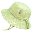 thumbnail image 1 of JAN & JUL Adjustable Baby Girl Bucket Hat, 50+ UPF, 100% Cotton (S: 0-6 Months, Birdie), 1 of 6