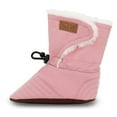 thumbnail image 1 of JAN & JUL Baby Girls Winter Booties with Warm Sherpa Lining (Dusty Pink, Size: Small Infant), 1 of 7