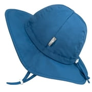 JAN & JUL Baby Infant Cotton Sun-Hat for Boy, Full UV Protection (S: 0-6 Months, Atlantic Blue)