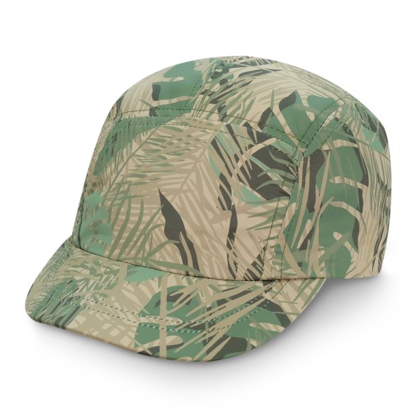 JAN & JUL Boys' Quick Dry Sun Cap, Water Resistant Baby Sun Hat for Swimming (Jungle Safari, M: 3-24 Months)