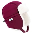 thumbnail image 1 of JAN & JUL Girls Kids Windproof Trapper Winter Hat Faux Fur (L: 2-5T, Wildberry), 1 of 7