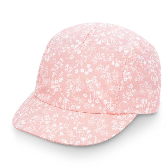 JAN & JUL Girls' Quick Dry Sun Cap, Water Resistant Baby Sun Hat for Swimming (Pink Ice Cream, M: 3-24 Months)