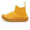 thumbnail image 1 of JAN & JUL Hi-Top Easy-on Shoes for Boys Girls (Mustard, US Size 6.5), 1 of 6