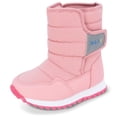 thumbnail image 1 of JAN & JUL Kid Girls Tall Sherpa Lined Winter Hiking Boots (Dusty Pink, US Size 12), 1 of 1