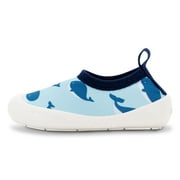 JAN & JUL Kids Water Shoes (Blue Whale, Size: 9 Toddler)