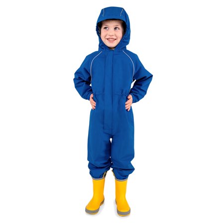 JAN & JUL Kids' Waterproof Rain Suit for Boys or Girls (Cozy-Dry: Blue, Size: 6 Years)