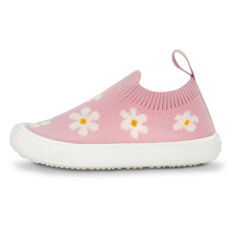Jan & Jul Graphic Knit Shoes - Pink Daisy Jan & Jul Graphic Knit Shoes - Pink Daisy