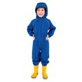 thumbnail image 1 of JAN & JUL Rain Suit for Kids Waterproof with Breathable Lining (Puddle-Dry: Blue, Size: 3T), 1 of 7