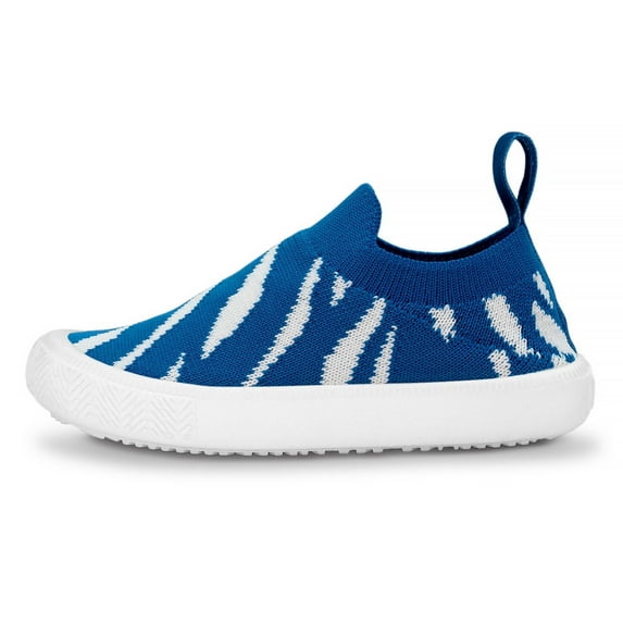 JAN & JUL Slip-on Kids Shoes, Breathable Casual Knit Sneakers (Waves, 9 Toddler)