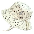thumbnail image 1 of JAN & JUL Sun Protection Baby Bucket Hat (S: 0-6 Months, Dino Play), 1 of 5