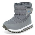 thumbnail image 1 of JAN & JUL Toasty-Dry Puffy Winter Boots for Boys or Girls (Heather Grey, US Size 11.5), 1 of 6