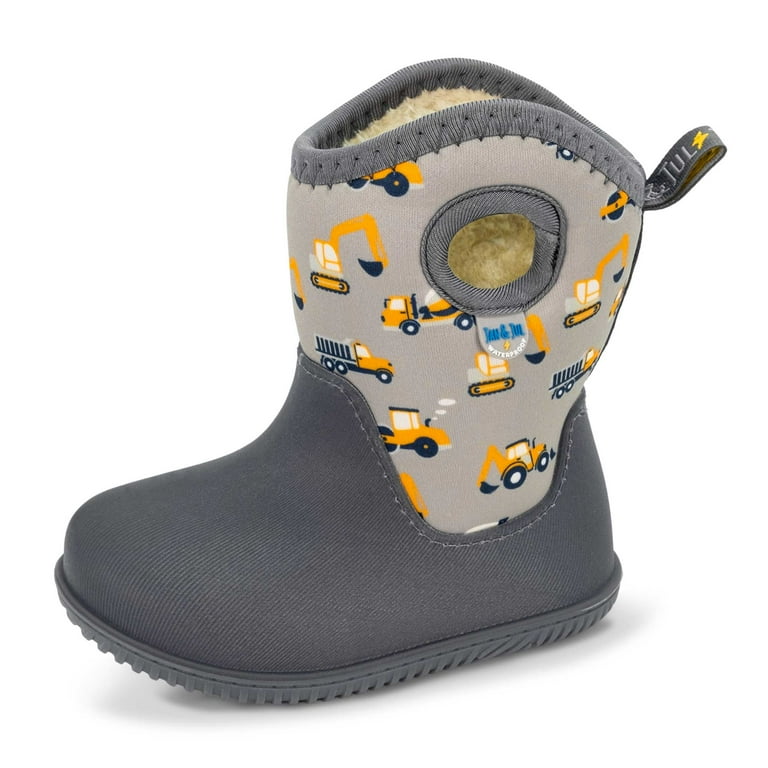 Rain Boots Walmart Grey Boots JAN JUL Toddler Boys Waterproof