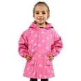 thumbnail image 1 of JAN & JUL Toddler Girl Rain-Coat, Waterproof Breathable Jacket (Hearts, 3T), 1 of 7