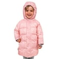 thumbnail image 1 of JAN & JUL Toddler Toasty-Dry Puffy Coat for Girls (Snow Bunny, 4T), 1 of 6