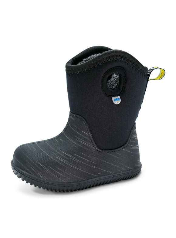 JAN & JUL Toddler Winter Boots for Girls Boys Waterproof (Black Birch, Size 11 Little Kid)